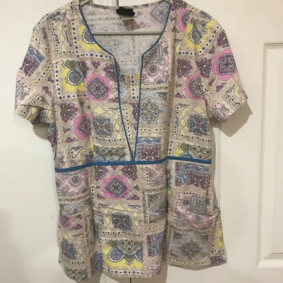 Baby Phat Tops - 🎀 4/$15 Baby Phat Uniform Scrub Top Size L